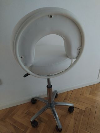 Taburete blanco
