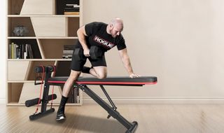 Banco de pesas. Home Fitness Code