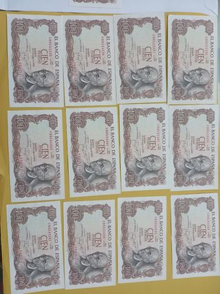 13 billetes Manuel de Falla