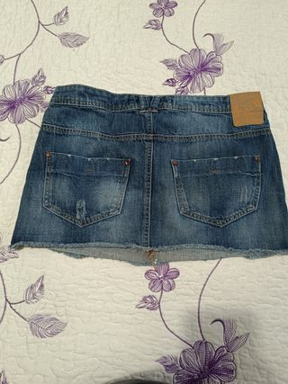 Mini falda vaquera