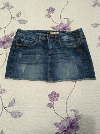 Mini falda vaquera