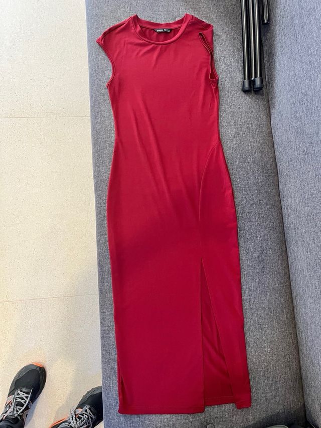 Vestido granate mujer talla S