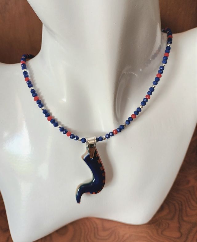 Colgante de sargadelos con collar