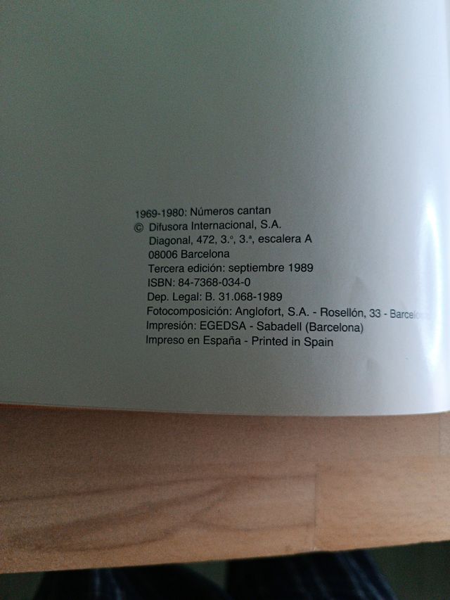 Livro Imagens e Memórias 1969-1980 num.