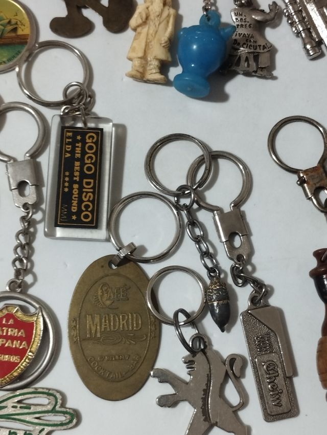Colección de llaveros vintage