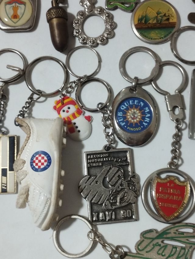 Colección de llaveros vintage