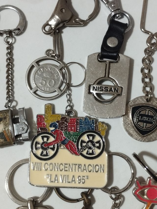 Colección de llaveros vintage