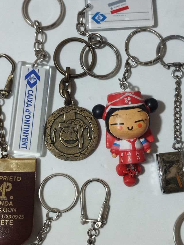 Colección de llaveros vintage