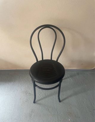 Lote sillas hierro negro
