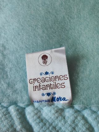 Manta cuna Mora Los Picapiedra