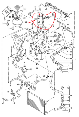 Tubo calefacción Seat Ibiza/ST (2006 - 2010)