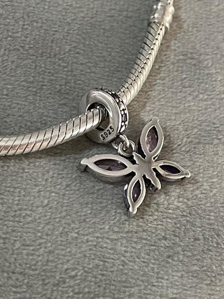 Charm mariposa cristal