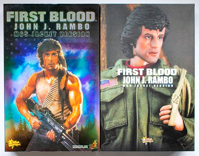 Figura RAMBO Hot Toys 1/6 - MMS46 - Jacket Version
