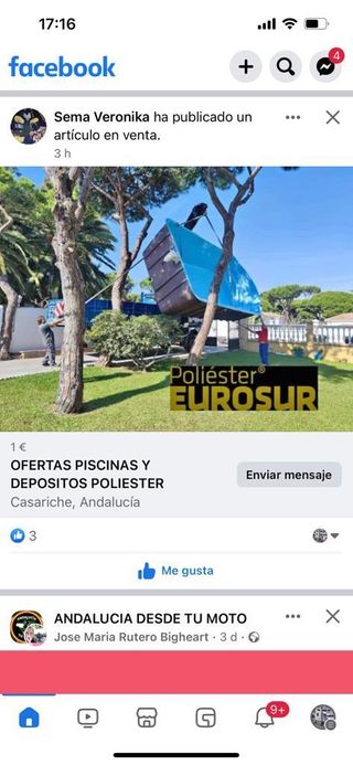 OFERTAS PISCINAS Y DEPOSITOS POLIESTER
