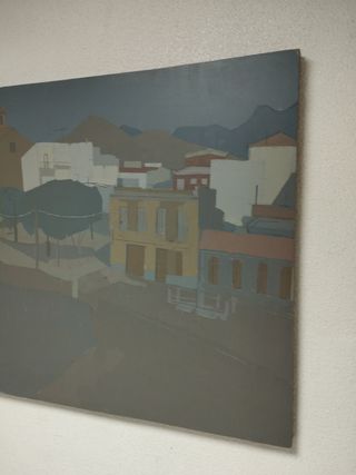 Gran cuadro óleo Antonio Agulló, Elche