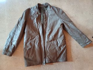 Giaccone pelle uomo vintage