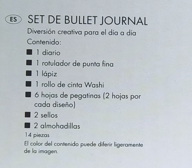 SET MÉTODO ORGANIZACIÓN BULLET JOURNAL + CURSO