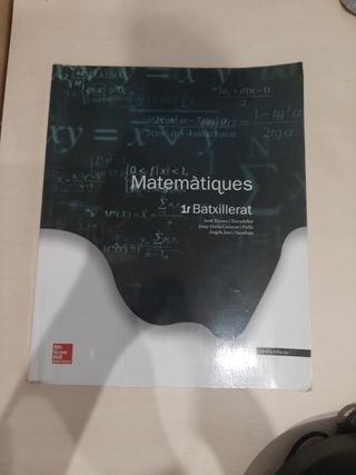 Matemàticas 1.º Batxillerat Mc Graw Hill
