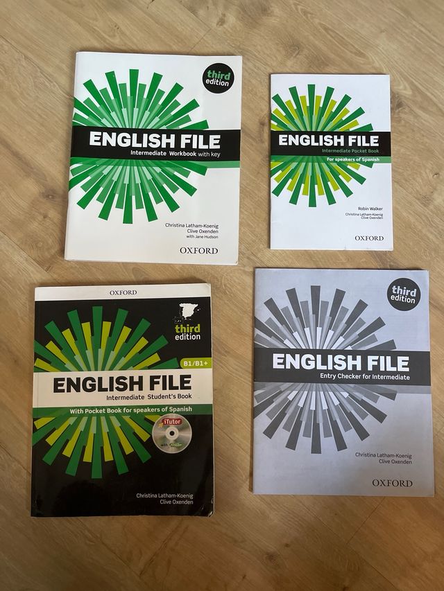 Libros English File Oxford b1/b1+ third edition