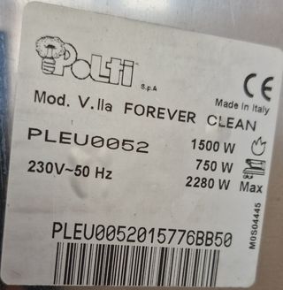 VAPORETA POLTI FOREVER CLEAR