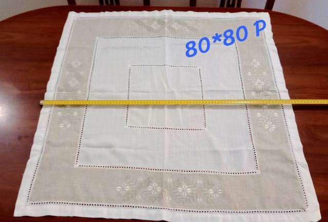 2 MANTELES ⏹️⏹️ BORDADOS (C20)