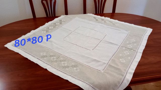 2 MANTELES ⏹️⏹️ BORDADOS (C20)