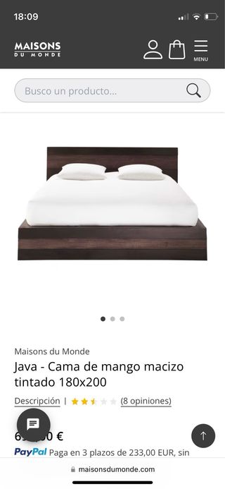 Letto e comodini Maison Du Monde
