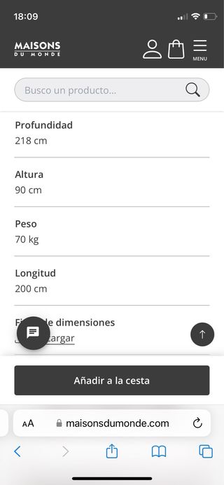 Letto e comodini Maison Du Monde