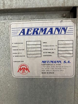 Calefactor industrial