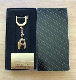 Porta Chaves plaqueado ouro novo