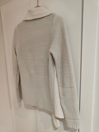 Chaqueta combinada punto y antelina