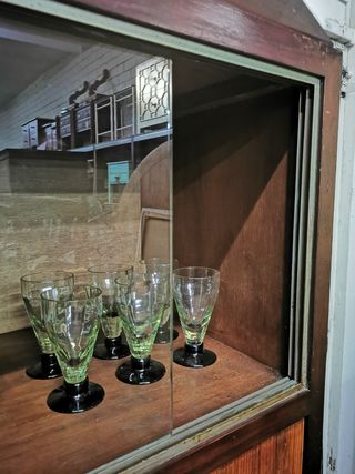 Mueble vitrina. Art deco. Vintage