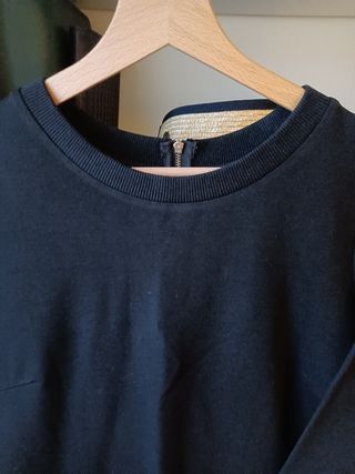 Vestido negro de punto 
