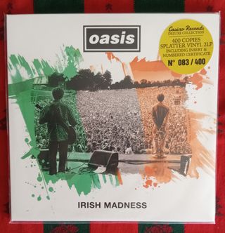 VINILO OASIS IRISH MADNESS