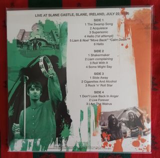 VINILO OASIS IRISH MADNESS