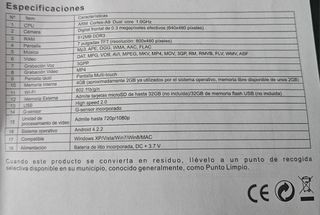 Tablet 7 pulgadas nueva.