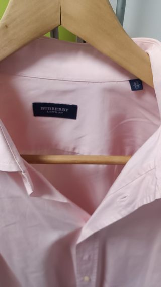 Camisa rosa BURBERRY