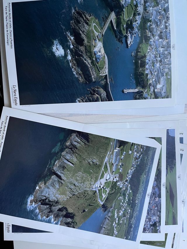 Colección Asturias desde el cielo. Faros y Puertos