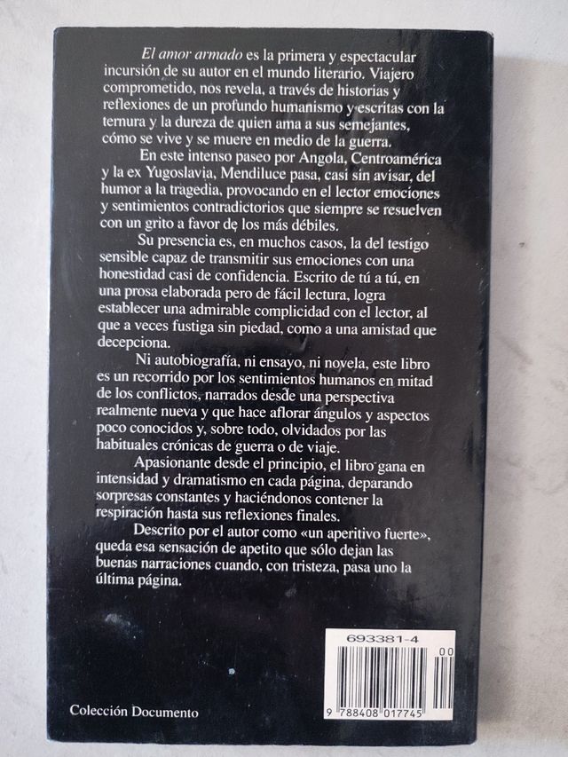Libro " EL AMOR ARMADO"