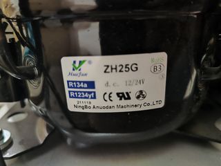 Compresor completo nevera 12v 24v dc