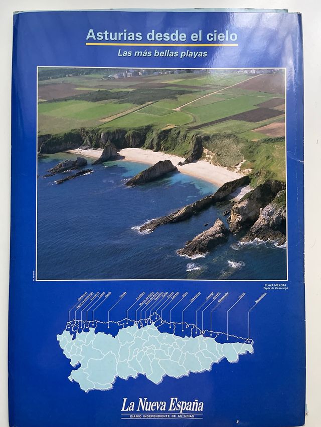 Láminas Asturias desde el cielo. Playas