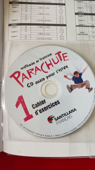 PARACHUTE CAHIER D'EXERCICES 1