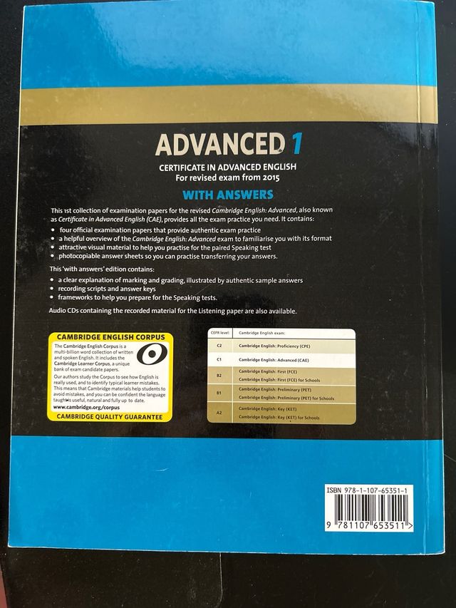 Cambridge English Advanced for revised exam from 2