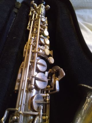 Saxòfon alto DOLNET.vintage.Plateado.