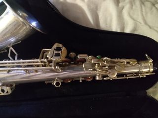 Saxòfon alto DOLNET.vintage.Plateado.