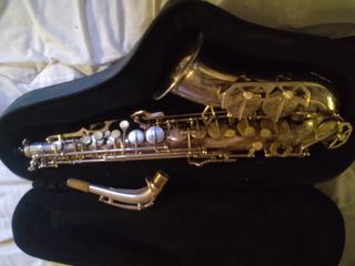 Saxòfon alto DOLNET.vintage.Plateado.