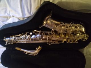 Saxòfon alto DOLNET.vintage.Plateado.