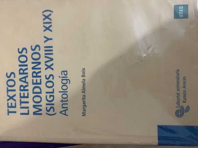 Textos literarios modernos. XVIII y XIX
