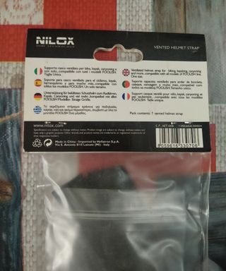 2 helmet strap Nilox supporto casco foolish