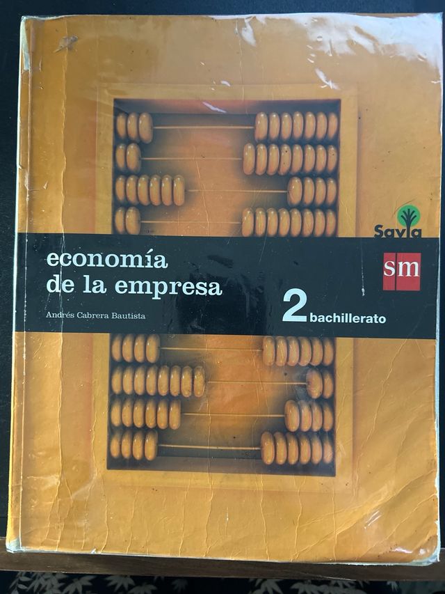 Libro Economia de la Empresa 2º bachillerato
